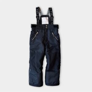 Deux Par Deux Convertible Black Play Ski Snow Pants 4T